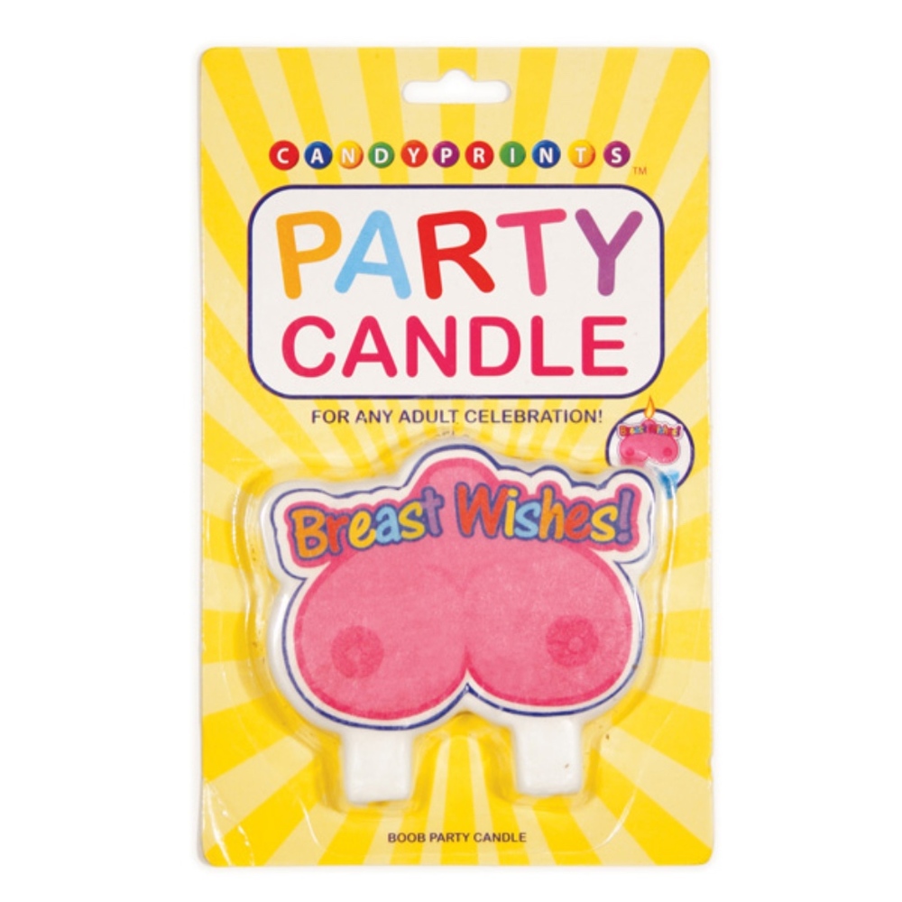 Party Candle Breast Wishes